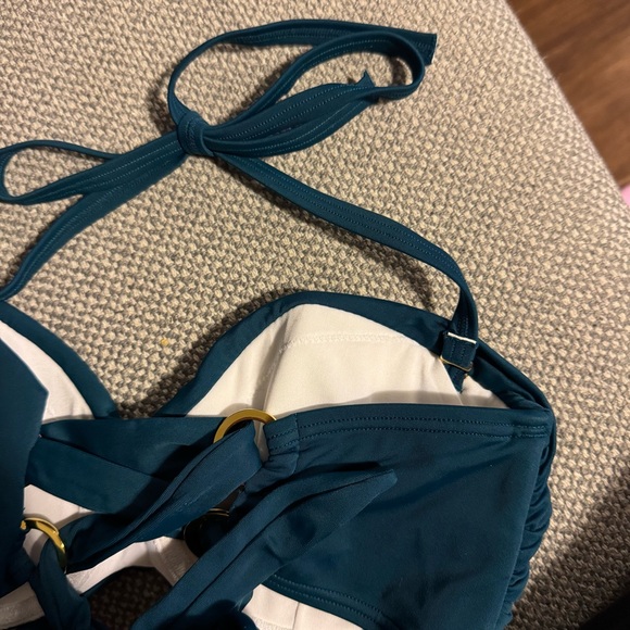 Teal Bandeau Bikini Top - Picture 6 of 6